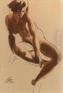 Sitzende Frau by Georg Kolbe