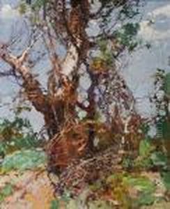 The Aged Tree by Stepan Feodorovich Kolesnikov