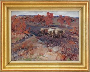 Landscape With Ploughing Bullocks