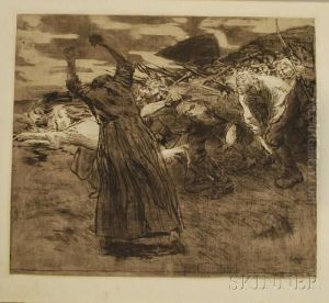 The Angry Mob by Kathe Kollwitz
