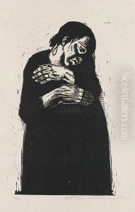 Die Witwe I by Kathe Kollwitz