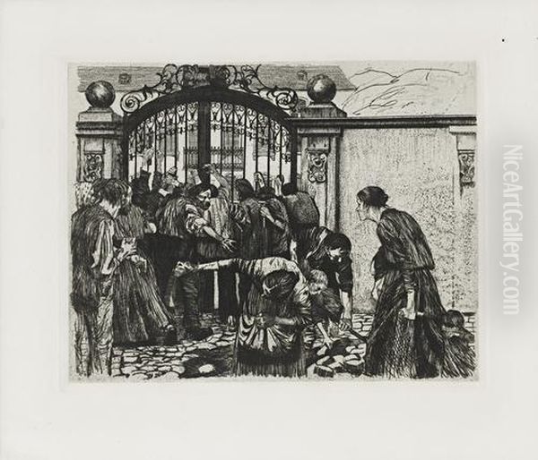 Nine Etchings From The Weaver's Revolt And Farmer's War - view 1