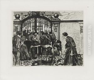 Nine Etchings From The Weaver's Revolt And Farmer's War by Kathe Kollwitz