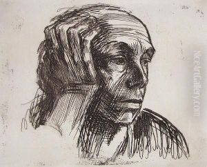 Selbstbildnis by Kathe Kollwitz