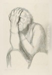 Nachdenkendefrau by Kathe Kollwitz