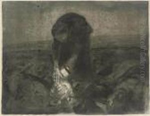 Schlachfeld by Kathe Kollwitz