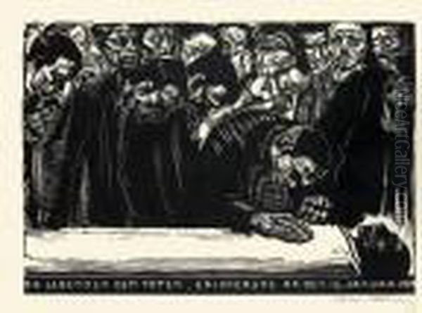 "gedenkblatt Fur Karl Liebknecht" - view 1