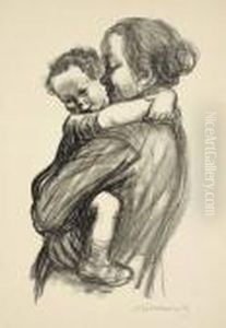 "mutter Mit Jungen" by Kathe Kollwitz
