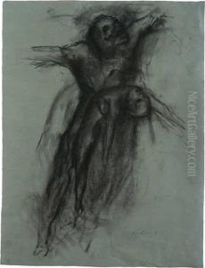 "tod Und Jungling Aufschwebend" by Kathe Kollwitz