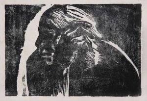 Zelfportret by Kathe Kollwitz