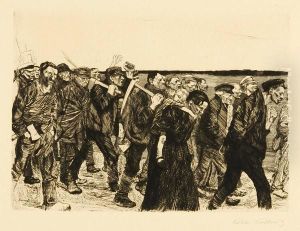 Weberzug by Kathe Kollwitz