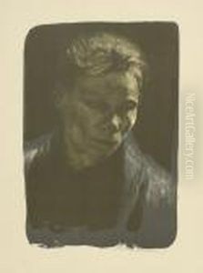 Brustbild Einer Arbeiterfrau by Kathe Kollwitz