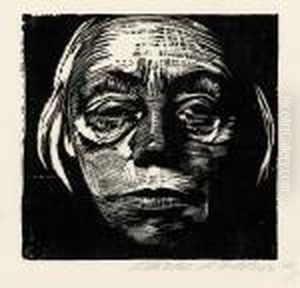 Selbstbildnis Von Vorn by Kathe Kollwitz