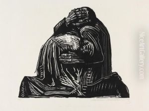 Die Eltern by Kathe Kollwitz