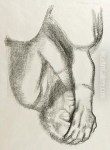 Nachdenkende Frau by Kathe Kollwitz