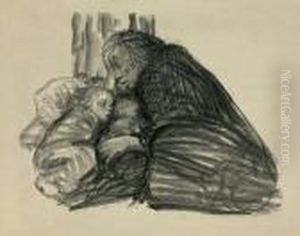 Stadtische Obdach by Kathe Kollwitz
