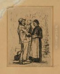 Begrusung by Kathe Kollwitz