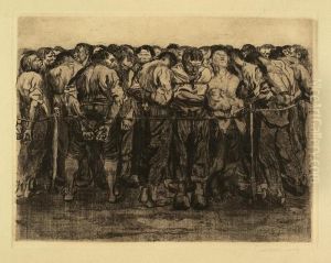 Die Gefangenen by Kathe Kollwitz