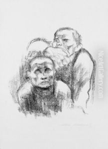 Gefangene, Musik Horend by Kathe Kollwitz