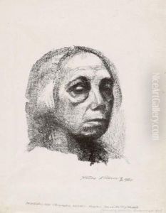 Kleines Selbstportrat by Kathe Kollwitz