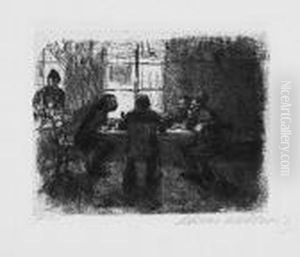 Manner I D Kneipe by Kathe Kollwitz