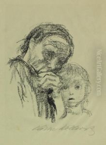 Mutter Und Kind by Kathe Kollwitz