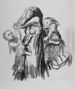 Gefallen (ii by Kathe Kollwitz