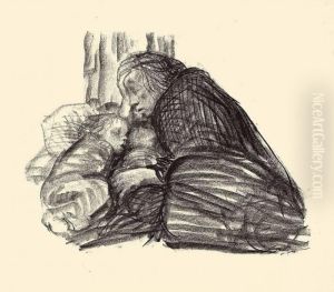 "stadtisches Obdach" by Kathe Kollwitz