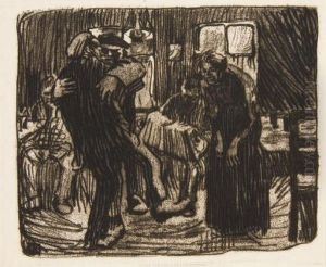 Hamburger Kneipe by Kathe Kollwitz