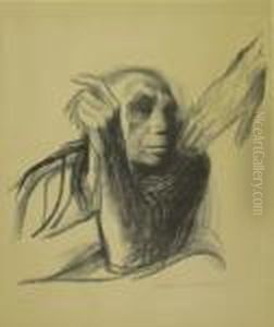 Ruf Des Todes. Blatt 8 Der Folge <tod> by Kathe Kollwitz