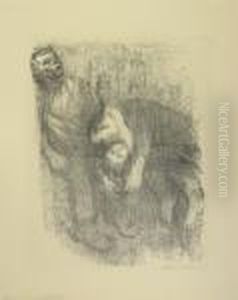 Tod Im Wasser. Blatt 7 Der Folge <tod> by Kathe Kollwitz