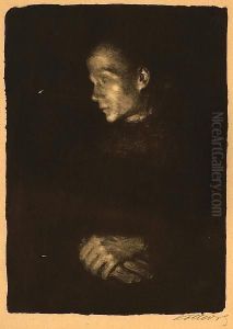 Arbeiterfrau Im Profil Nach Links (k. 67; Kn. 74 Iiia), 1903 by Kathe Kollwitz