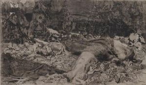 Vergewaltight by Kathe Kollwitz