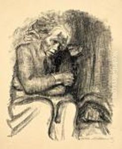 "abschied Und Tod". 1923 by Kathe Kollwitz