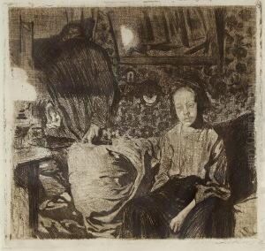 Junges Paar. 1904 by Kathe Kollwitz