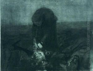 Schlachtfeld by Kathe Kollwitz