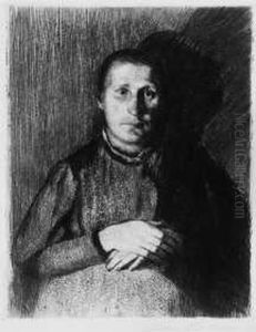 Frau Mit Ubereinander Gelegten Handen