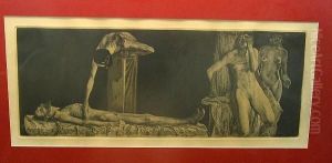 Aus Vielen Wunden Blutest De, O Volk by Kathe Kollwitz