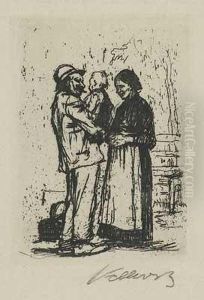 Begrusung by Kathe Kollwitz