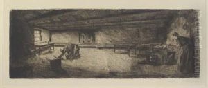 Szene Aus Germinal by Kathe Kollwitz