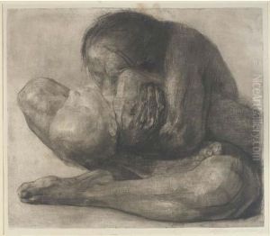 Frau Mit Totem Kind (k. 72viiib; Kn. 81viiic) by Kathe Kollwitz
