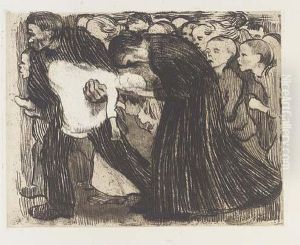 Uberfahren, From Freunde Graphischer Kunst by Kathe Kollwitz