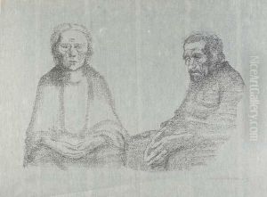 Die Eltern by Kathe Kollwitz