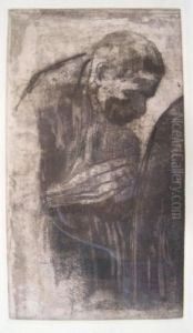 Gedenblatt Fur Karl Liebknecht by Kathe Kollwitz