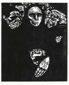 Das Volk, From Krieg by Kathe Kollwitz