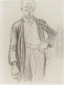 Junger Arbeiter by Kathe Kollwitz