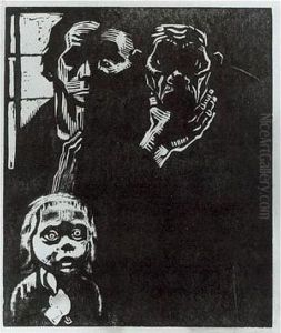 Erwerbslos (k. 206) by Kathe Kollwitz