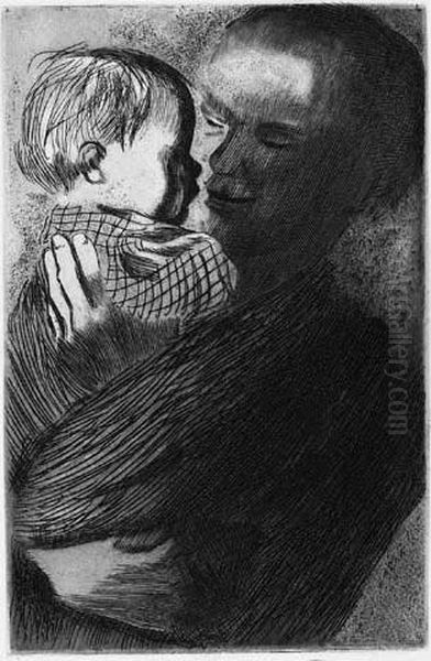 Two Etchings.
Aufruhr - view 1