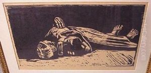 Die Witwe Ii by Kathe Kollwitz