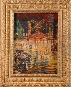 Le Moulin-rouge A Paris by Konstantin Alexeievitch Korovin
